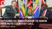 Outgoing EU Ambassador to Kenya Pays Ruto Courtesy Call