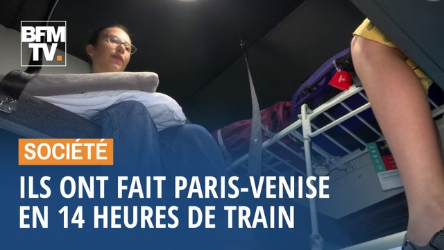 Cette famille a décidé de faire Paris-Venise en 14 heures de train plutôt qu'en 2 heures d'avion pour réduire son empreinte carbone