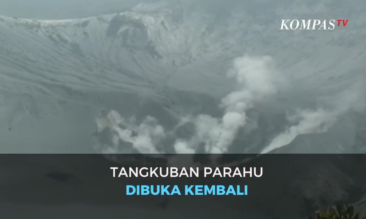 Pasca-Meletus, Tangkuban Parahu Dibuka Kembali Kamis, 1 Agustus 2019