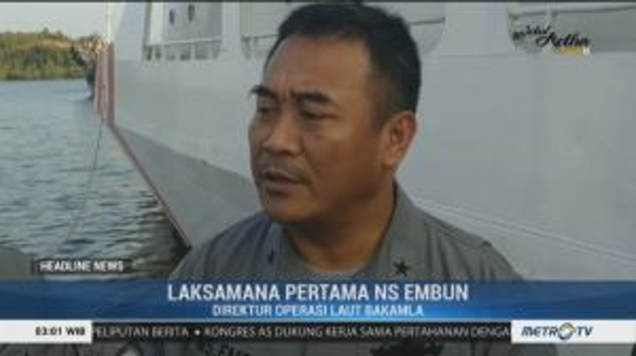 Bakamla RI Tangkap Kapal Isi 75 Ton Solar Ilegal di Kepri