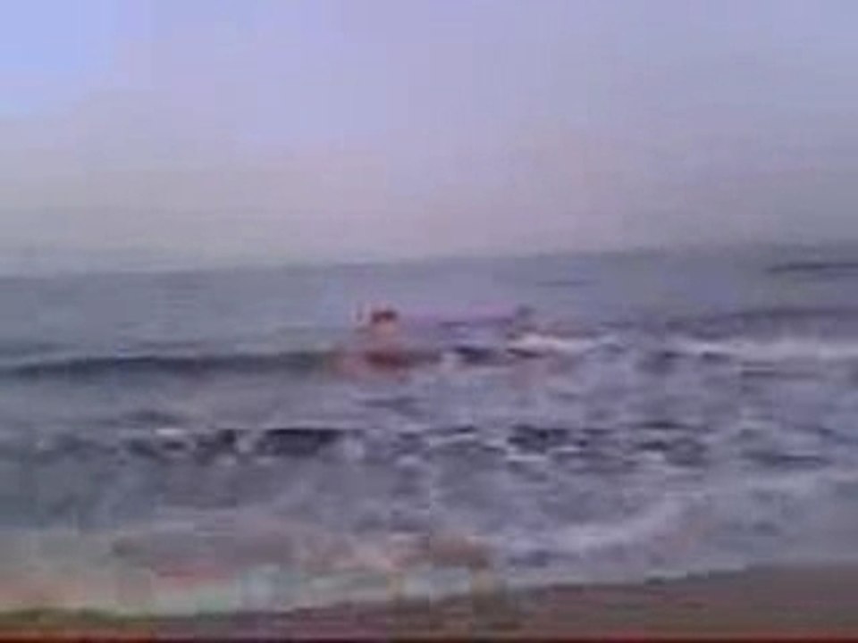 We goes to the beach in hamam ghezaz in jenvier