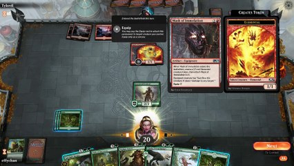 Mono Green vs Mono Red Elementals (Standard)