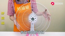 【Cleaning fan】去年的电风扇太脏怎么办？教你一个清洗小妙招，洗完和新买的一样