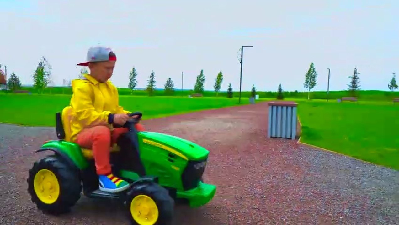 영어 배우기! 알파벳송 인기 Tractors Dinosaur تعليم الاطفال مع - العاب أطفالأغاني الحضانة وأغنية الأطفال