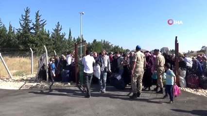 Ülkesine bayrama giden Suriyelilerin sayısı 12 bine ulaştı