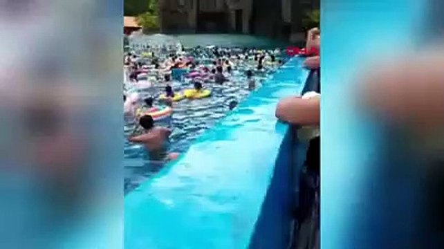 Çin'de yapay havuz dalgasında mekanik arıza; 44 yaralı