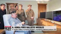 N. Korea fires two short-range ballistic missiles towards East Sea on Wednesday