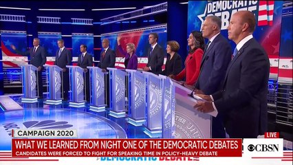 What we learned from the first night of the Democratic debate