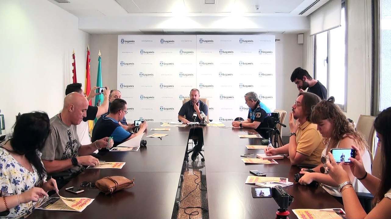 Rueda de prensa de presentación de las Fiestas de Butarque 2019