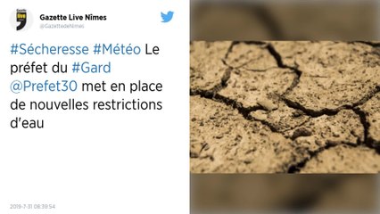 Sécheresse : des restrictions d’eau renforcées dans le Gard