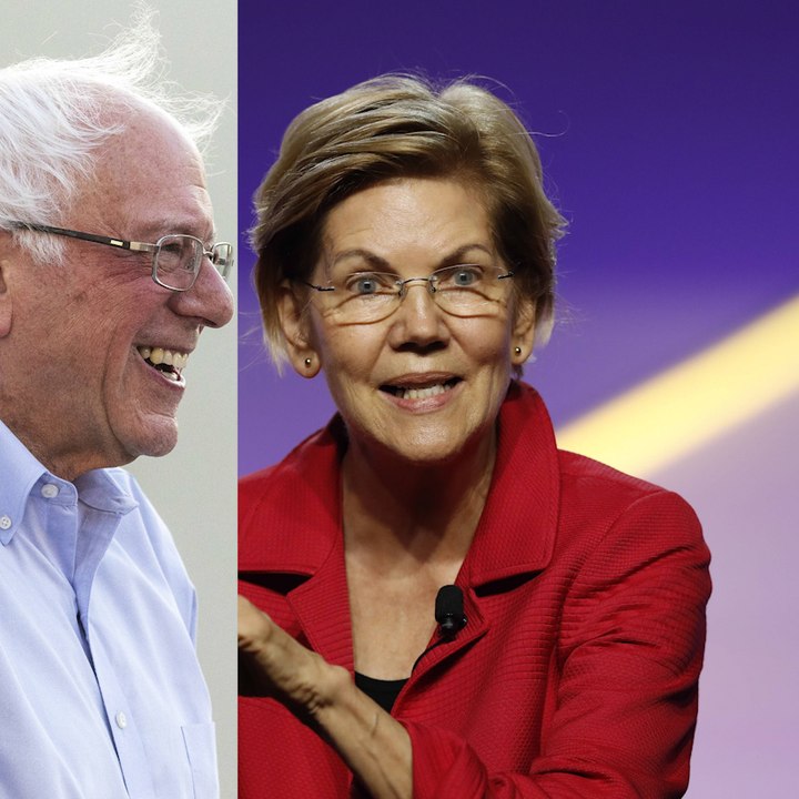 Primaire démocrate aux Etats-Unis: Warren et Sanders en veulent à Donald Trump
