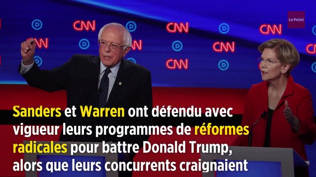 Primaires démocrates : Bernie Sanders et Elizabeth Warren vilipendés par les modérés