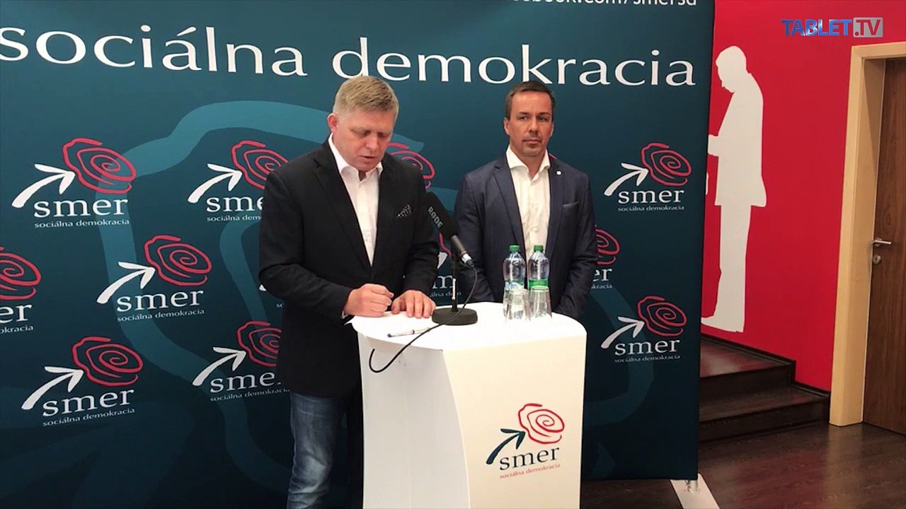 ZÁZNAM: TK predsedu strany Smer–sociálna demokracia Roberta Fica