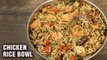 Chicken Rice Bowl - One Pot Chicken Recipe - Instant Pot Recipe - One Pot Chicken & Rice - Tarika
