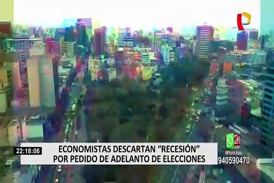 Economistas: no habrá recesión por pedido para adelantar elecciones