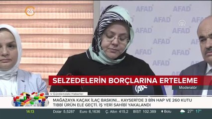 Düzce'deki selzedelerin borçlarına erteleme