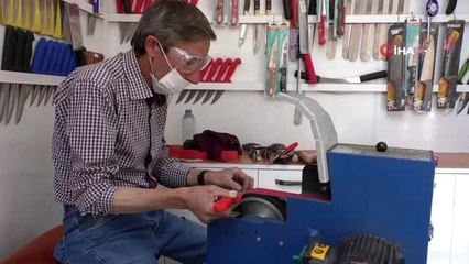 Yozgat'ta bıçaklar kurban için bileniyor