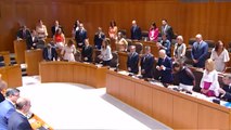 Minuto de silencio en las Cortes de Aragón por la última víctima de violencia de género