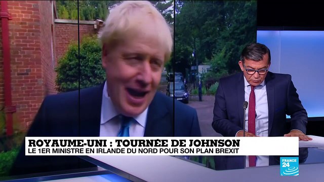 Boris Johnson en Irlande du Nord pour son plan Brexit