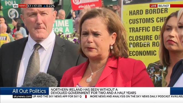 'unthinkable' not to have a unification referendum in Ireland after no-deal Brexit, says Sinn Féin leader