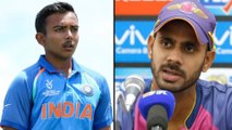 Prithvi Shaw Gets Support From Manoj Tiwary || Oneindia Telugu