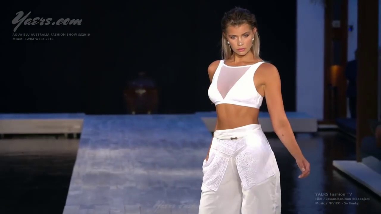 Aqua Blue Swimwear Bikini Fashion Show SS 2019 Miami Swim Week 2019 Paraiso Fashion Fair