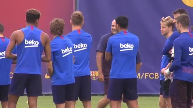 El Barcelona continúa su preparación para el Joan Gamper