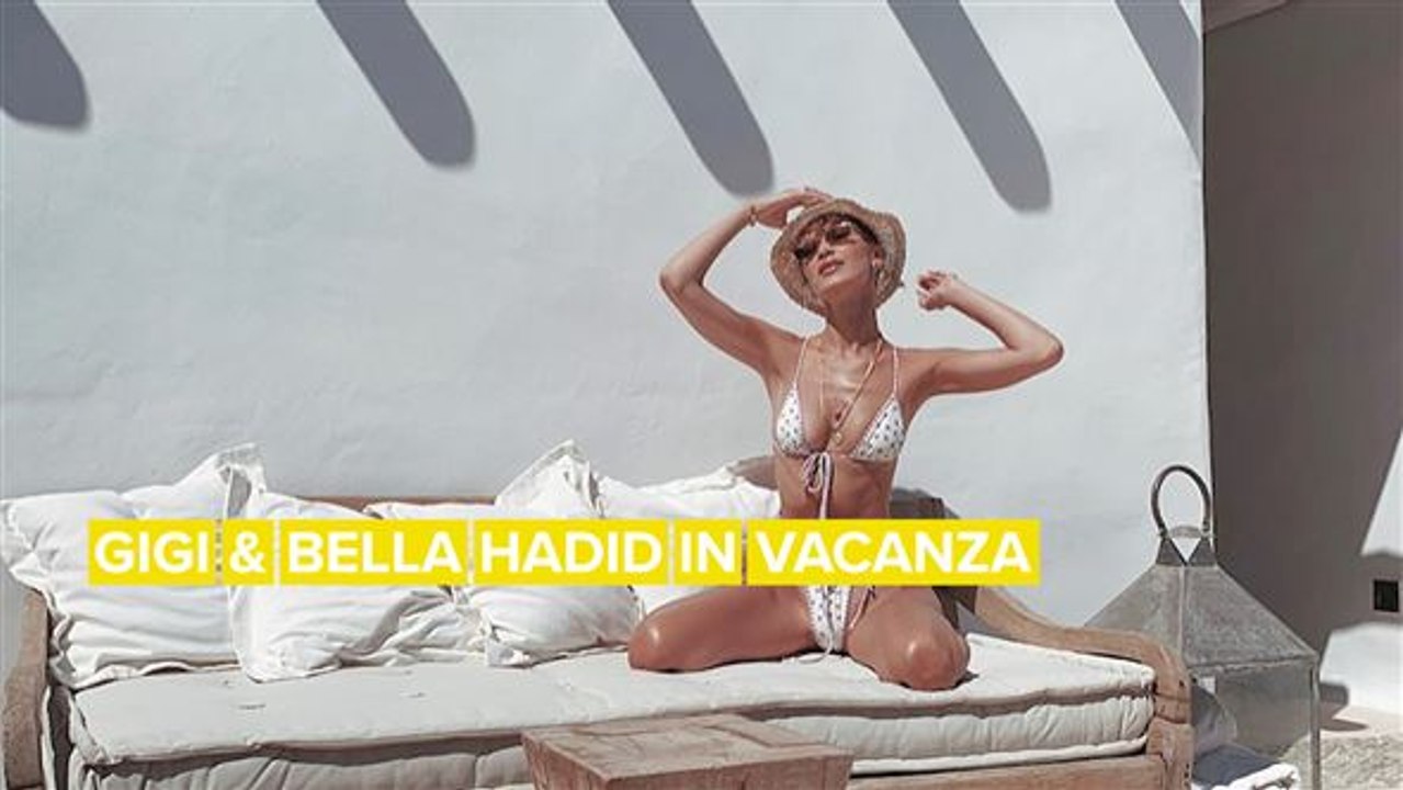 Gigi e Bella Hadid festeggiano in vacanza a Mykonos