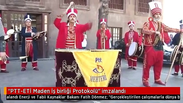 PTT-ETİ Maden İş birliği Protokolü imzalandı