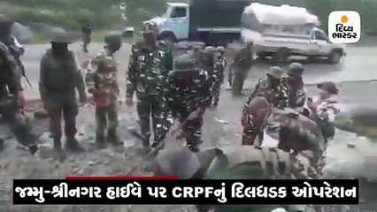 ભૂસ્ખલન થવાથી યુવક માટીમાં દટાયો, સ્નિફર ડોગે શોધ્યો ને સીઆરપીએફ જવાનોએ બચાવ્યો