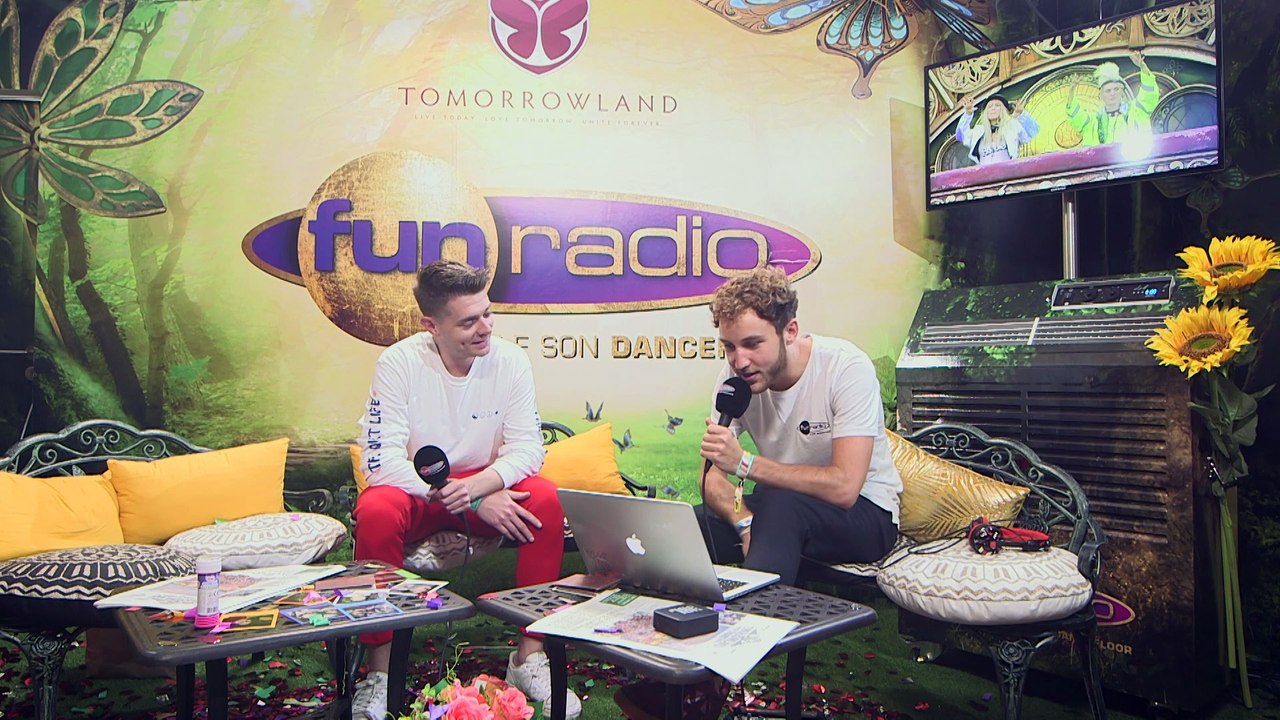 DEEPEND en interview sur Fun Radio à Tomorrowland 2019