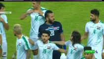 مباراه منتخب العراق ومنتخب لبنان في افتتاح بطوله  اتحاد غرب اسيا في كربلاء 30_7_2019 الشوط الاول