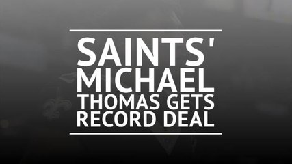 Saints receiver Thomas gets record deal
