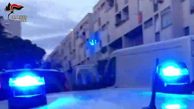 Roma - Droga e armi, 16 arresti a Tor Bella Monaca (31.07.19)