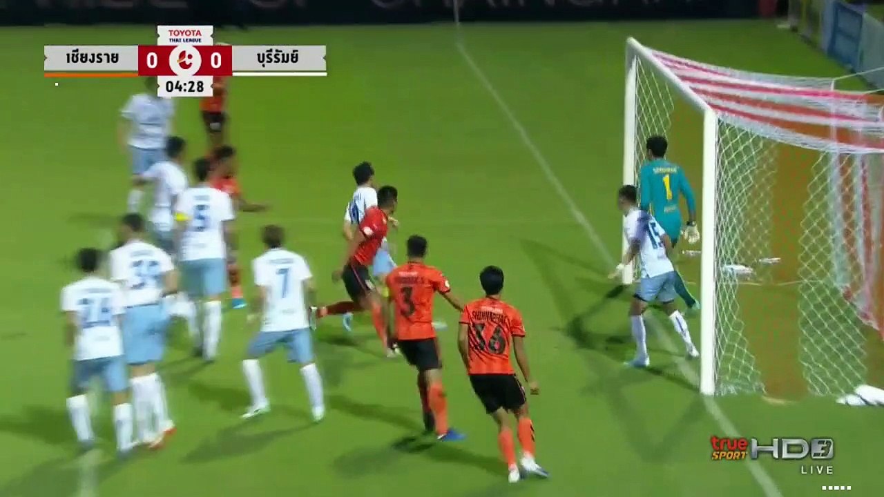 เชียงราย ยูไนเต็ด vs บุรีรัมย์ ยูไนเต็ด (ครึ่งแรก) 31/7/2562