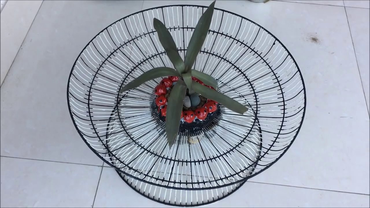 De bricolage - Confectionner des pots de fleurs avec un ventilateur de WIFE
