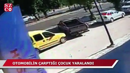 Otomobilin çarptığı çocuk yaralandı