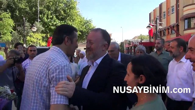 HDP Eş Genel Başkanı Sezai Temelli, Nusaybin'de