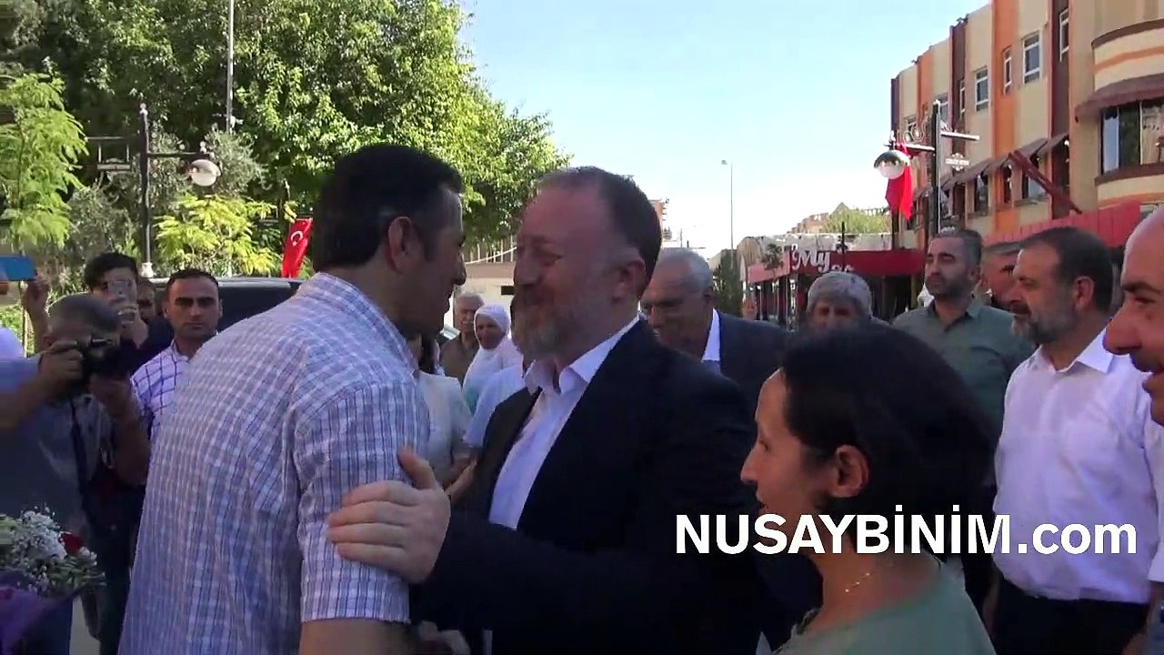 HDP Eş Genel Başkanı Sezai Temelli, Nusaybin'de