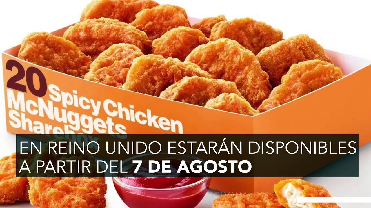 Los nuevos nuggets de McDonald's que van a enloquecer a los amantes de la comida picante