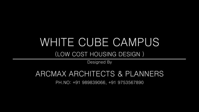 Low cost Housing Design and Planning Architects in India