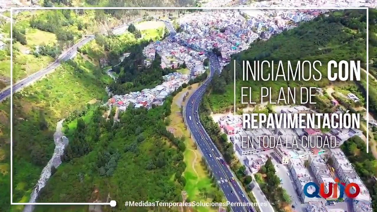 Plan de Repavimentación en Quito