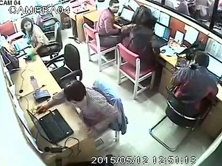 earth quack on camera