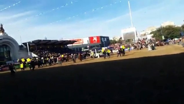 Veganos son corridos de la rural en Argentina