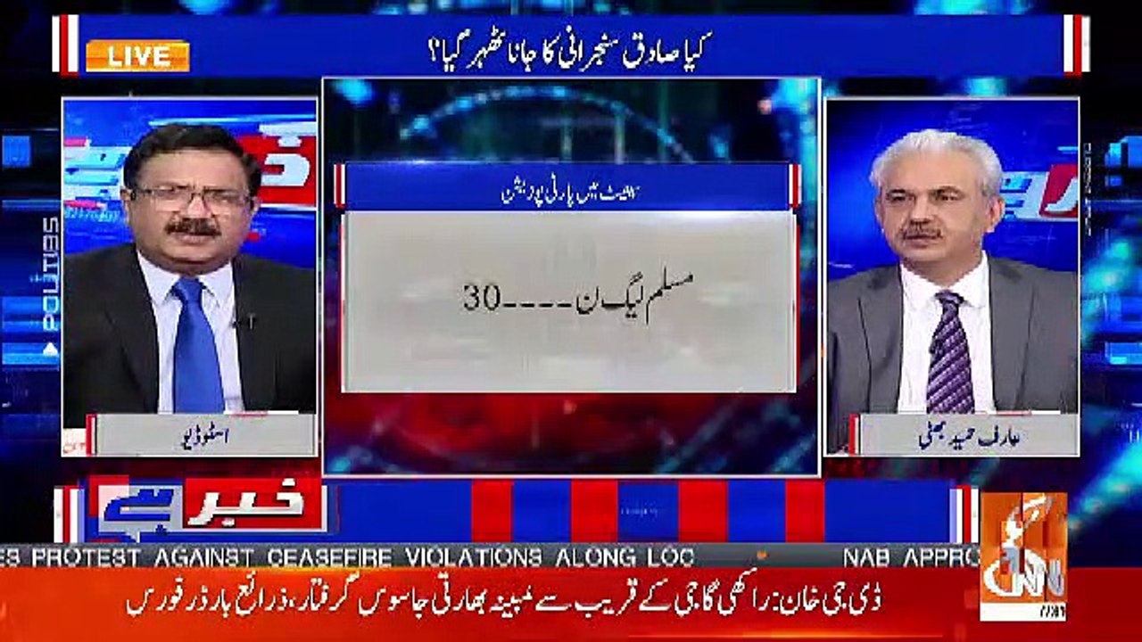 Sinjrani Sahab Istifa Dena Chahrahay Thay  Kuch Logon Nay Unko Sahara Dia Kay Aap Istifa Na Dein-Arif Hameed Bhatti