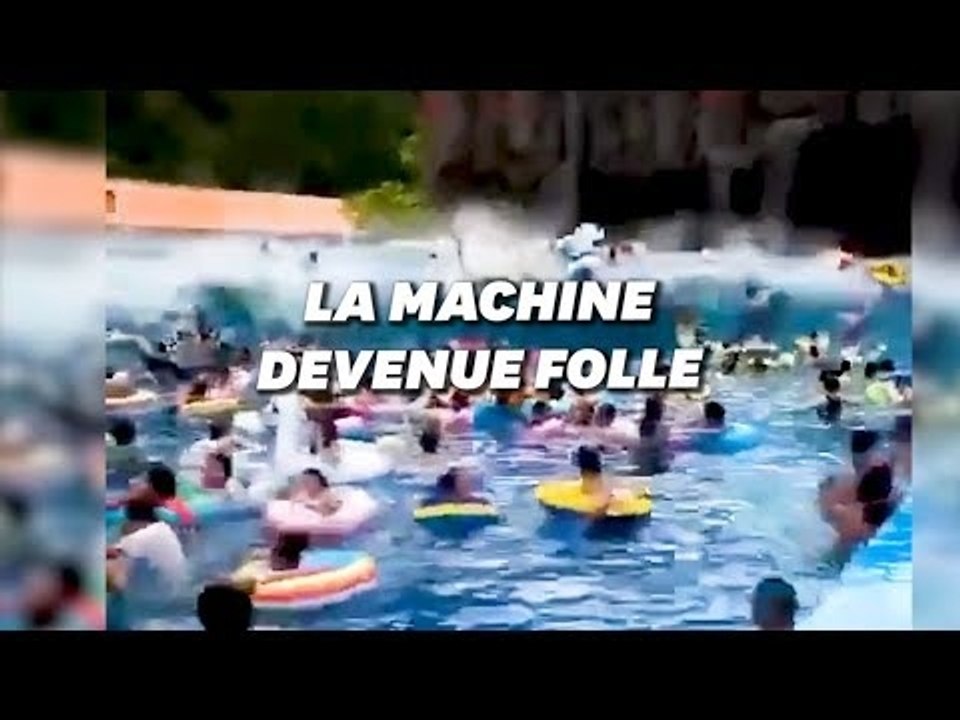 Tsunami dans une piscine à vagues chinoise