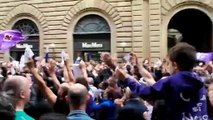 Flashmob tifosi Fiorentina 11 maggio 2019