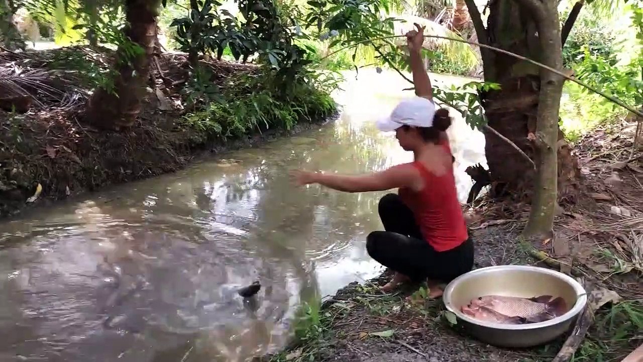 Gái xinh câu cá tai tượng thế này mới sướng nè