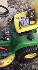 How to change the oil on a John Deere lt160