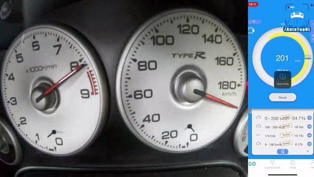 HONDA INTEGRA TYPE R DC5 | 0-100 & 100-200km/h | 9000 RPM! ACCELERATION by AutoTopNL